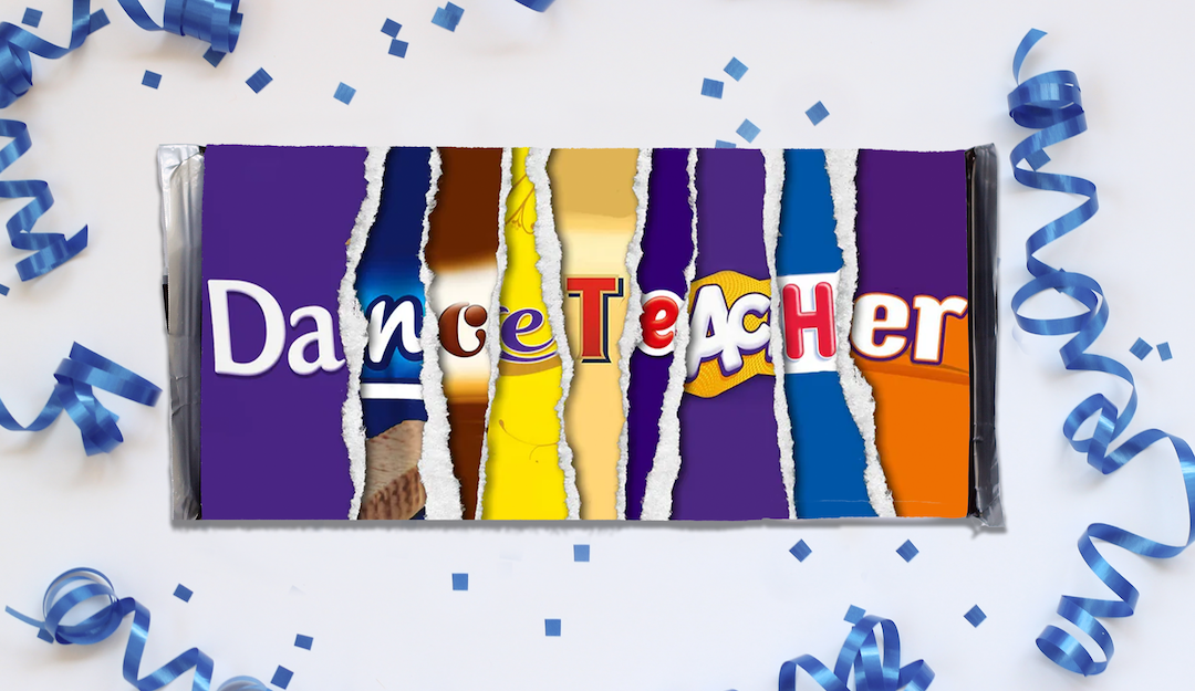 Dance Teacher Chocolate Bar