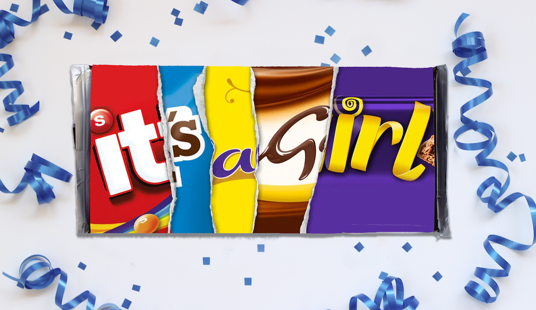 It's a Girl Chocolate Bar