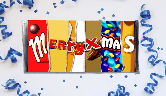 Merry Xmas Chocolate Bar